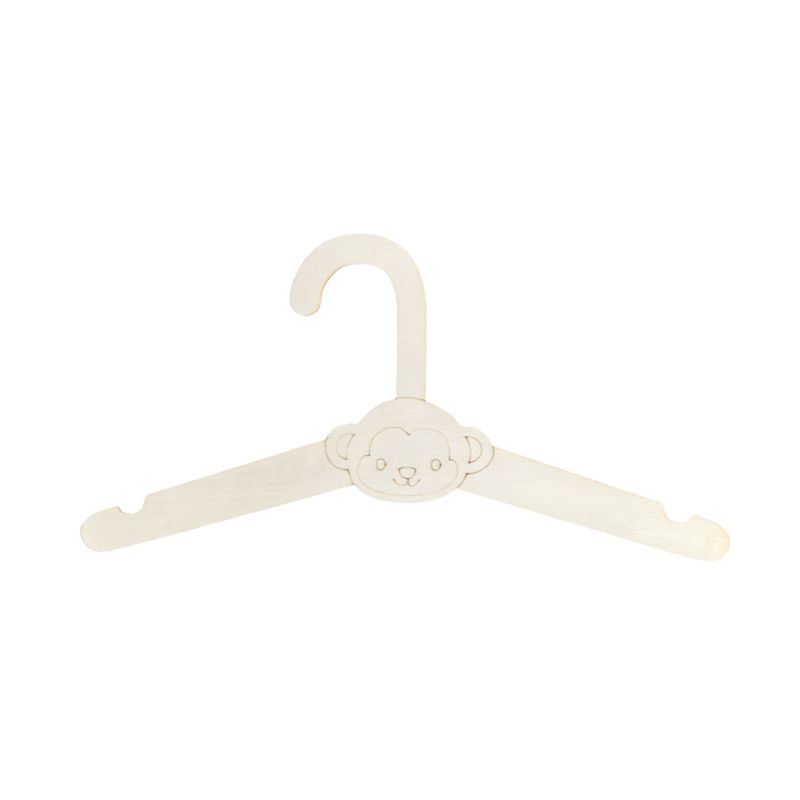 ABVT-20PCS Cute Wooden Clothes - Baby Clothing Hanging Rack recension och pris