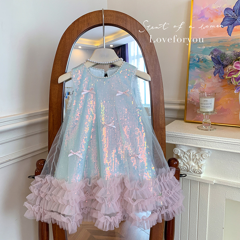 Girls Dress Summer New Childre - Baby Clothing High End recension och pris