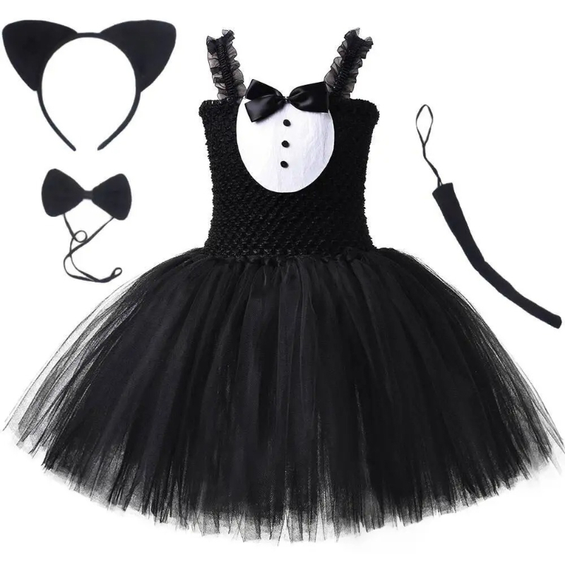 White Black Cat Tutu Dress for - Baby Clothing Dresser recension och pris