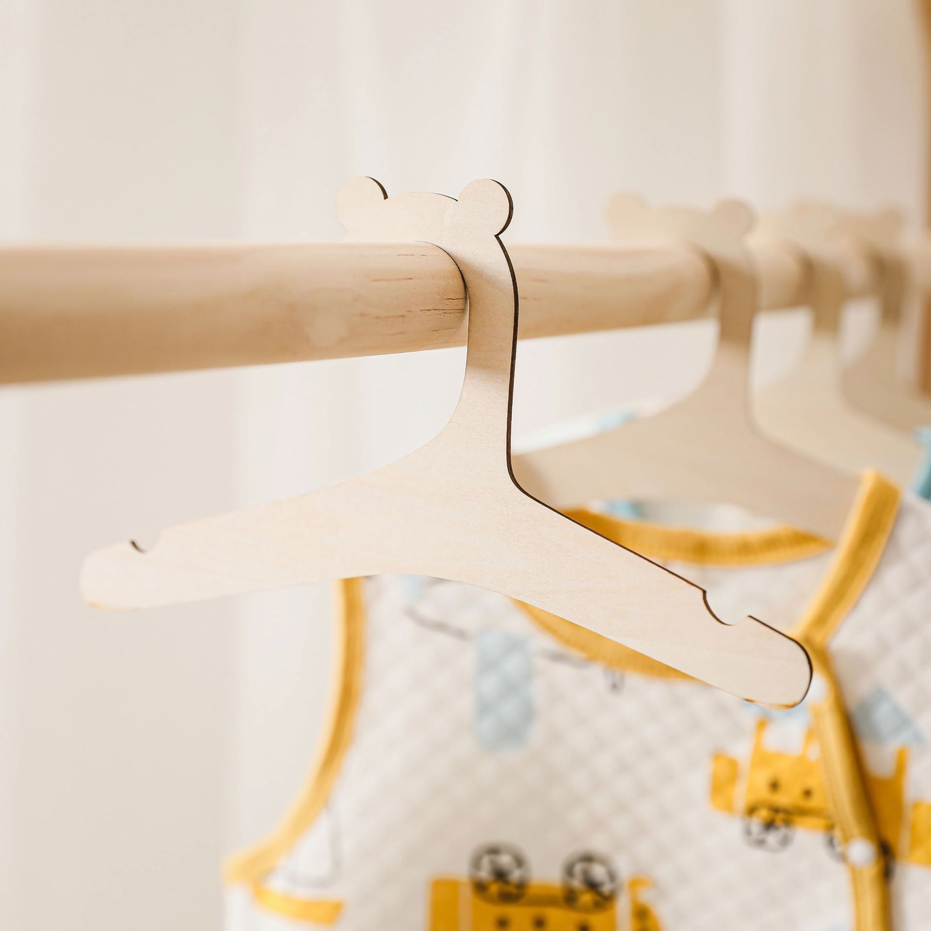 5/10pcs Wooden Baby Hangers Ki - Baby Clothing Hanging Rack recension och pris