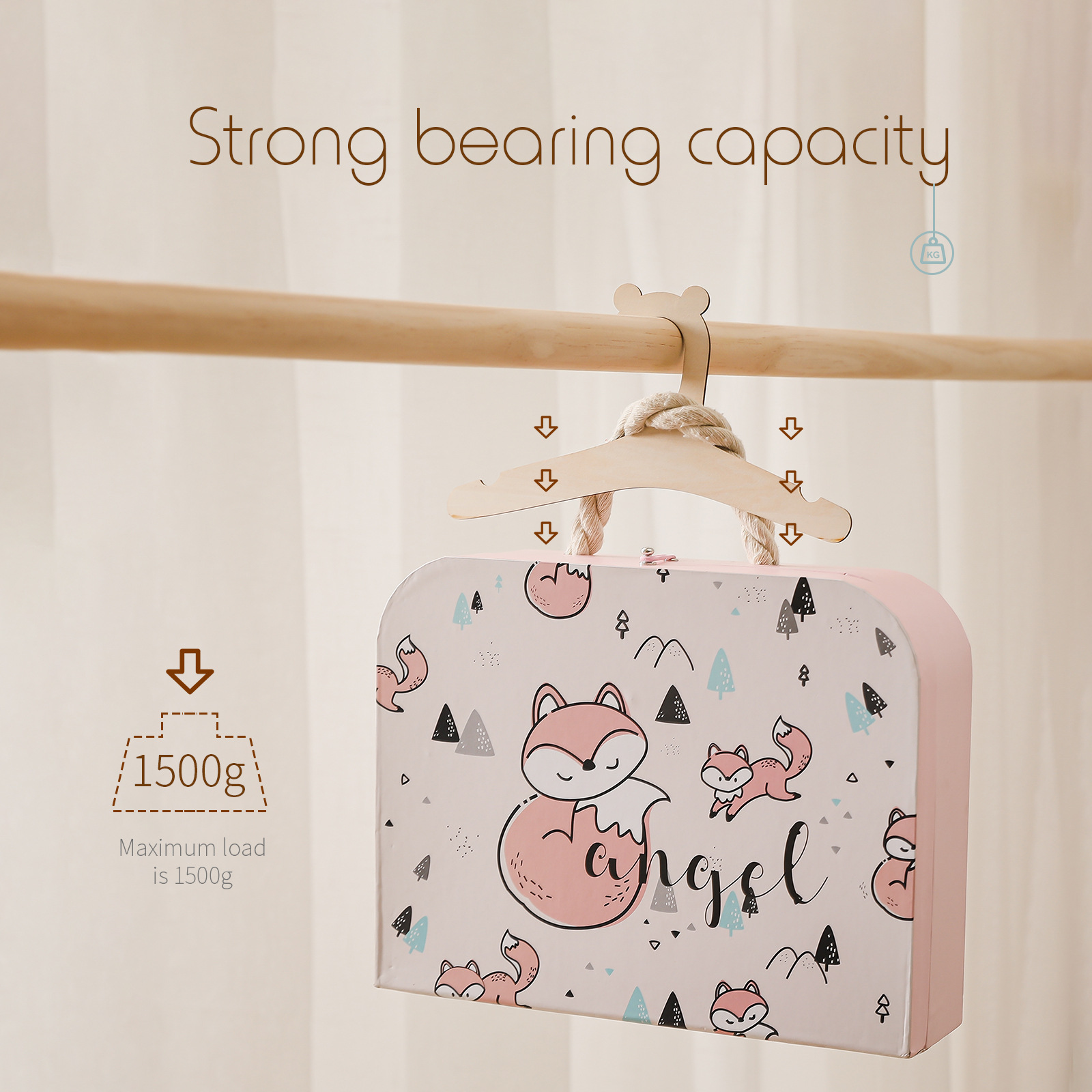 5/10pcs Wooden Baby Hangers Ki - Baby Clothing Hanging Rack recension och pris