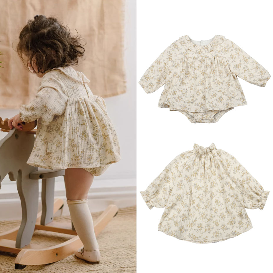 Floral Baby Girl Dresses Sprin - Baby Clothing Organic recension och pris