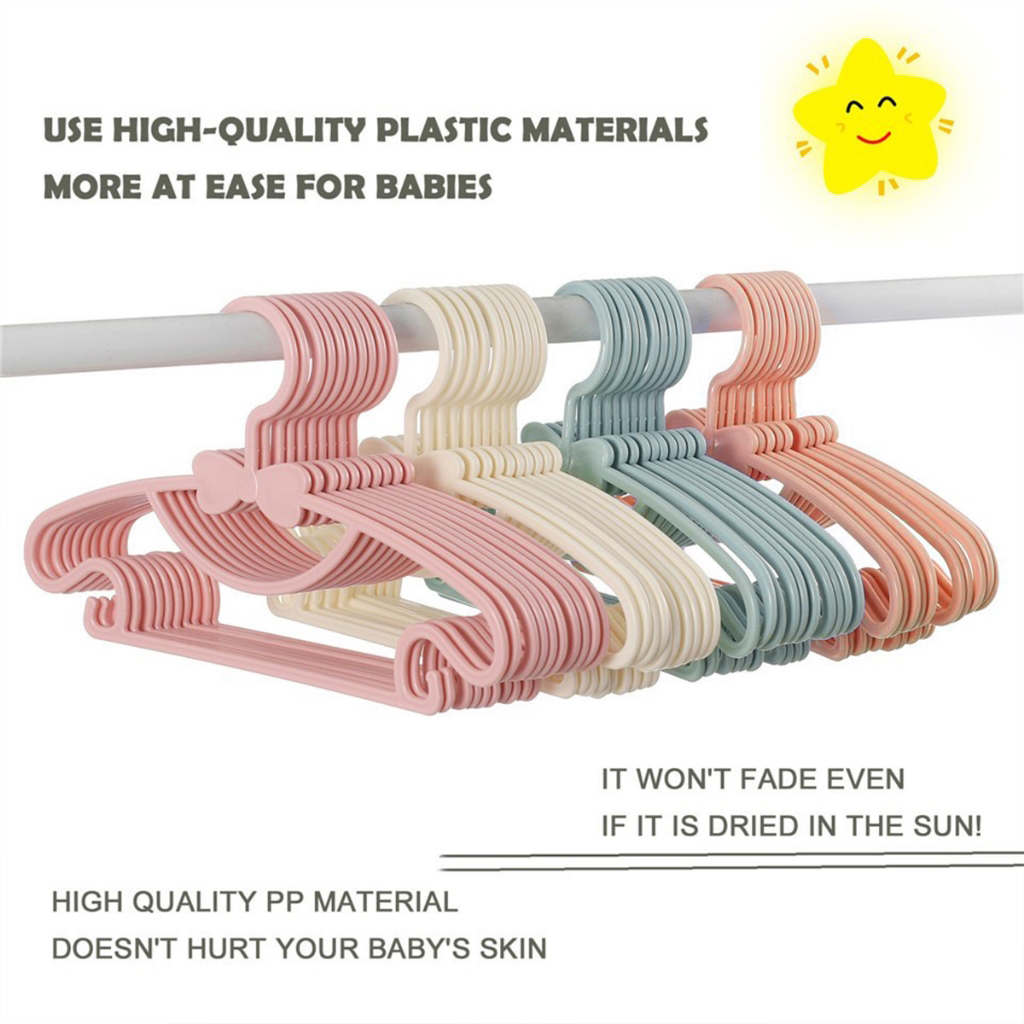 12PCS Baby Kids Clothes Hanger - Baby Clothing Hanging Rack recension och pris