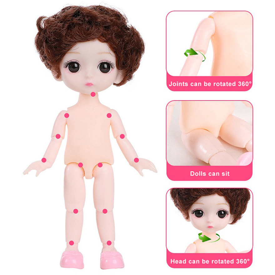 Doll For Girl Toy BJD Mini Dol - Baby Clothing Dresser recension och pris