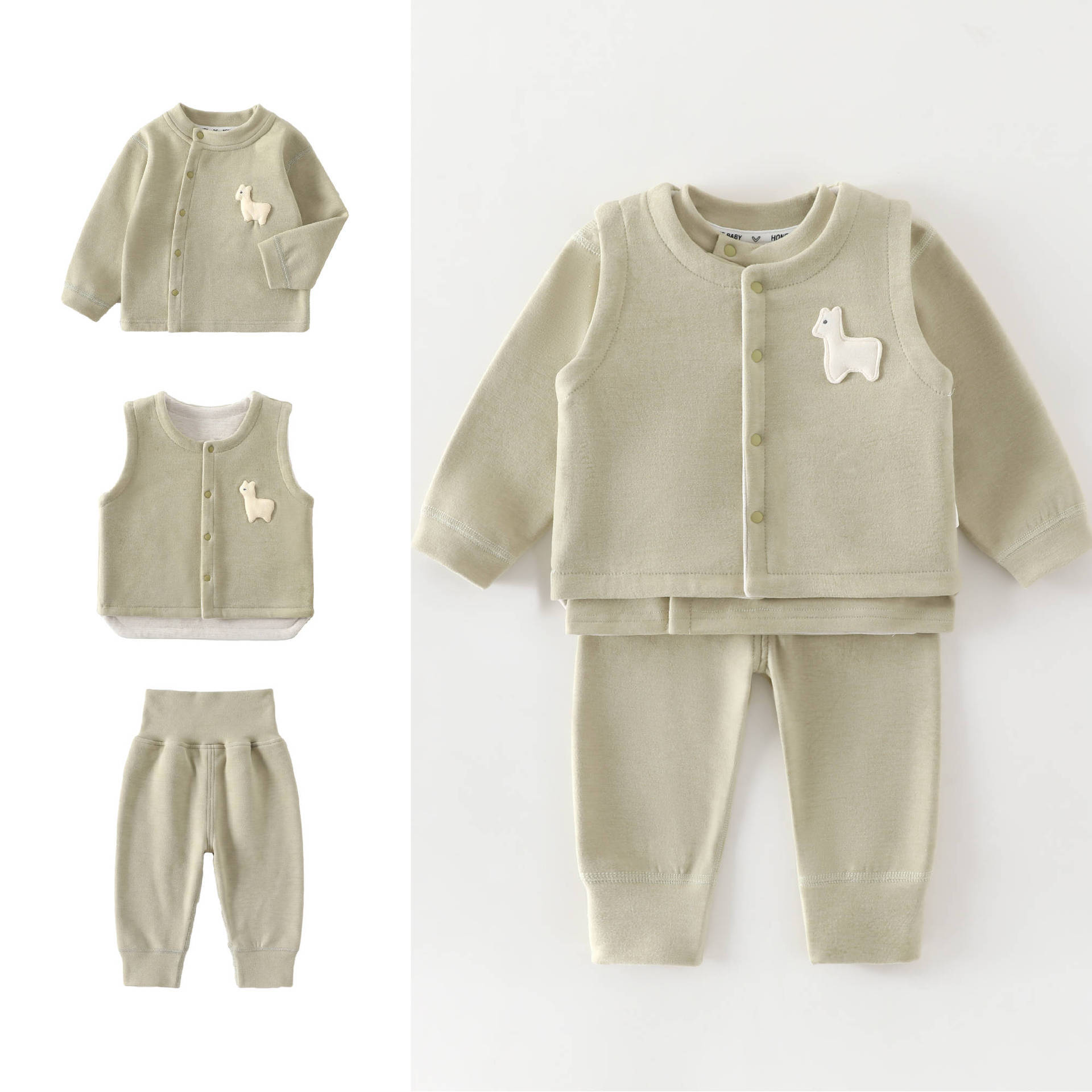 0-4 Year Old Baby Vest+long Sl - Baby Clothing High Quality recension och pris